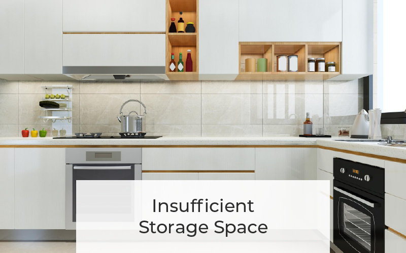 Insufficient Kitchen Storage Space