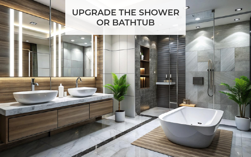 Upgrade the Shower or Bathtub